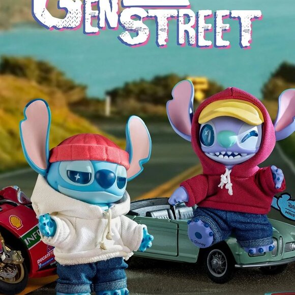 MINISO x Disney Stitch Gen Z Street Style Series Collectible Figurine Blind Box - Picture 7 of 14